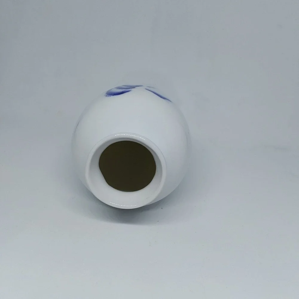 Vintage Delfts Blue & White Bud Vase Hand Painted‎ 4